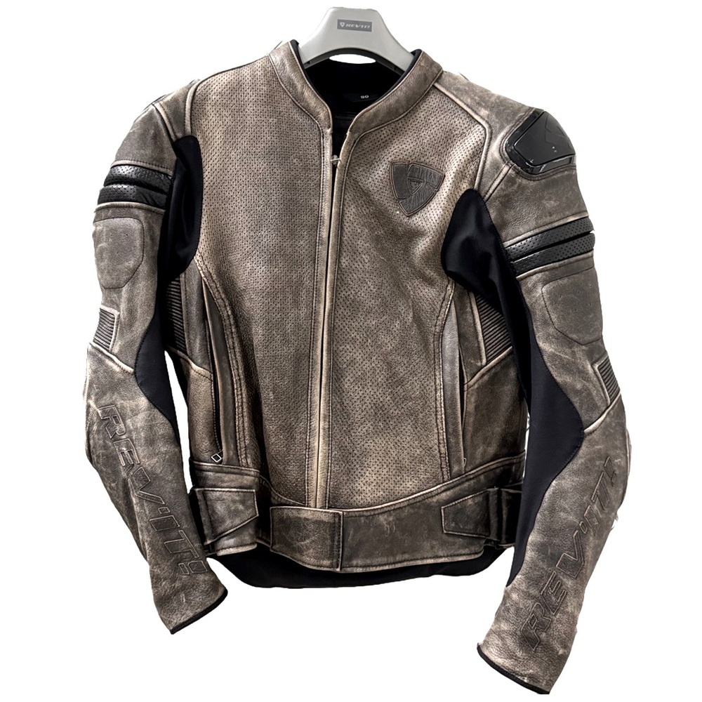 🔥 Scuffed Leather Motorcycle Jacket 🔥